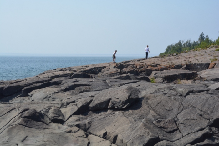 along the north shore of Lake Superior